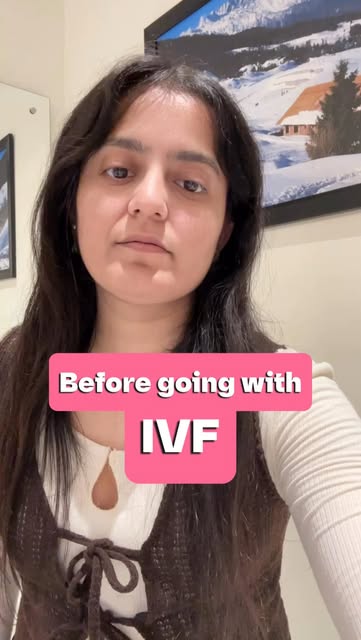 Before going with IVF