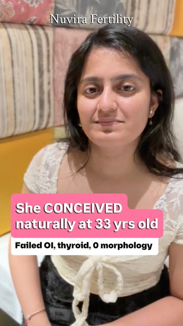 She conceived naturally at 33 yrs old