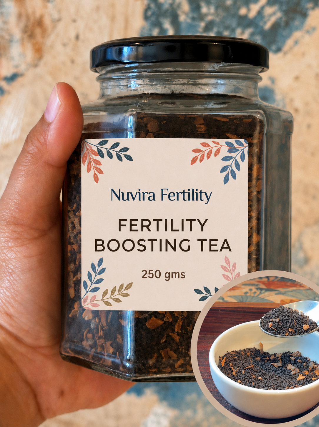 Fertility boosting tea blend from Nuvira Naturals